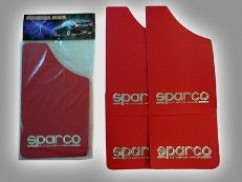  Брызговик Sparco (красный) 4шт.